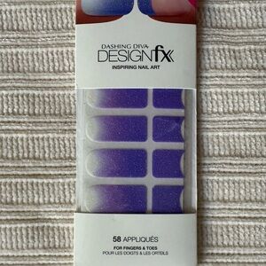 DesignFX Purple Ombre Nail Appliqués